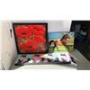 Image 1 : AUDREY HEPBURN COLLAGE WITH HORS PRINT AND STILL LIF FLOWERS