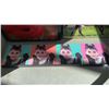 Image 2 : AUDREY HEPBURN COLLAGE WITH HORS PRINT AND STILL LIF FLOWERS