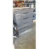 Image 1 : LAQUERED 5 DRAWER DRESSER