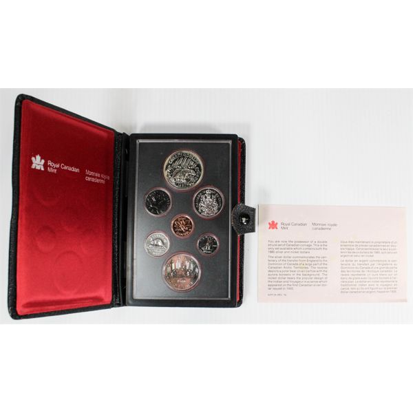 1980 CANADA DOUBLE DOLLAR PROOF COIN SET RCM