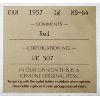 Image 2 : 1957 CANADA 1 CENT COIN ICCS MS-64