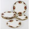 Image 1 : 9 ROYAL ALBERT OLD COUNTRY ROSES PLATES 