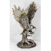 Image 1 : ORNATE POLY RESIN EAGLE SCULPTURE 