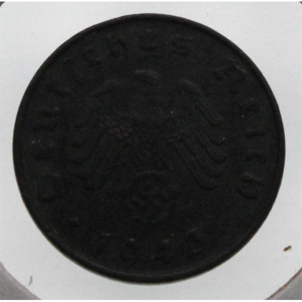 1943 GERMAN WW2 10 PFENNIG COIN