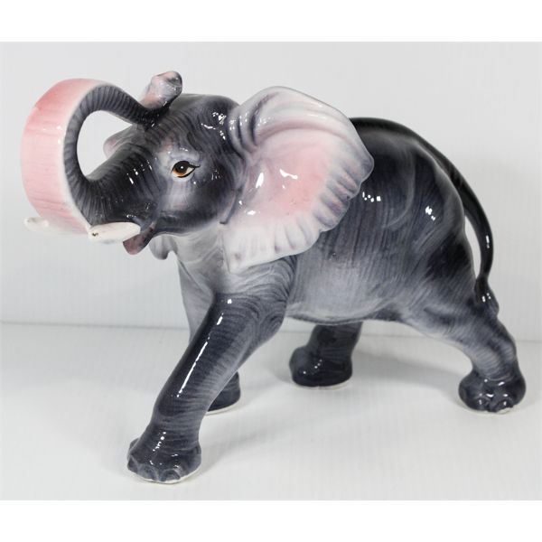 CERAMIC ELEPHANT FIGURINE 