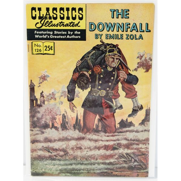 CLASSICS #126 THE DOWNFALL 25¢ COMIC BOOK