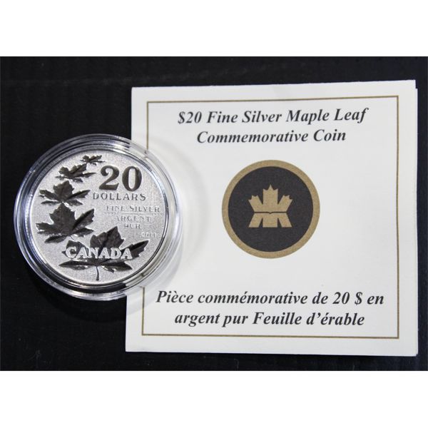 CANADIAN $20 FINE SILVER MAPLE LEAF COIN