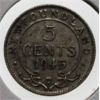 Image 1 : NEWFOUNDLAND 1945 SILVER 5 CENT COIN