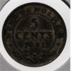 Image 1 : NEWFOUNDLAND 1941 SILVER 5 CENT COIN
