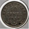 Image 1 : NEWFOUNDLAND 1940 SILVER 10 CENT COIN