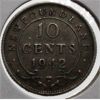 Image 1 : NEWFOUNDLAND 1942 SILVER 10 CENT COIN
