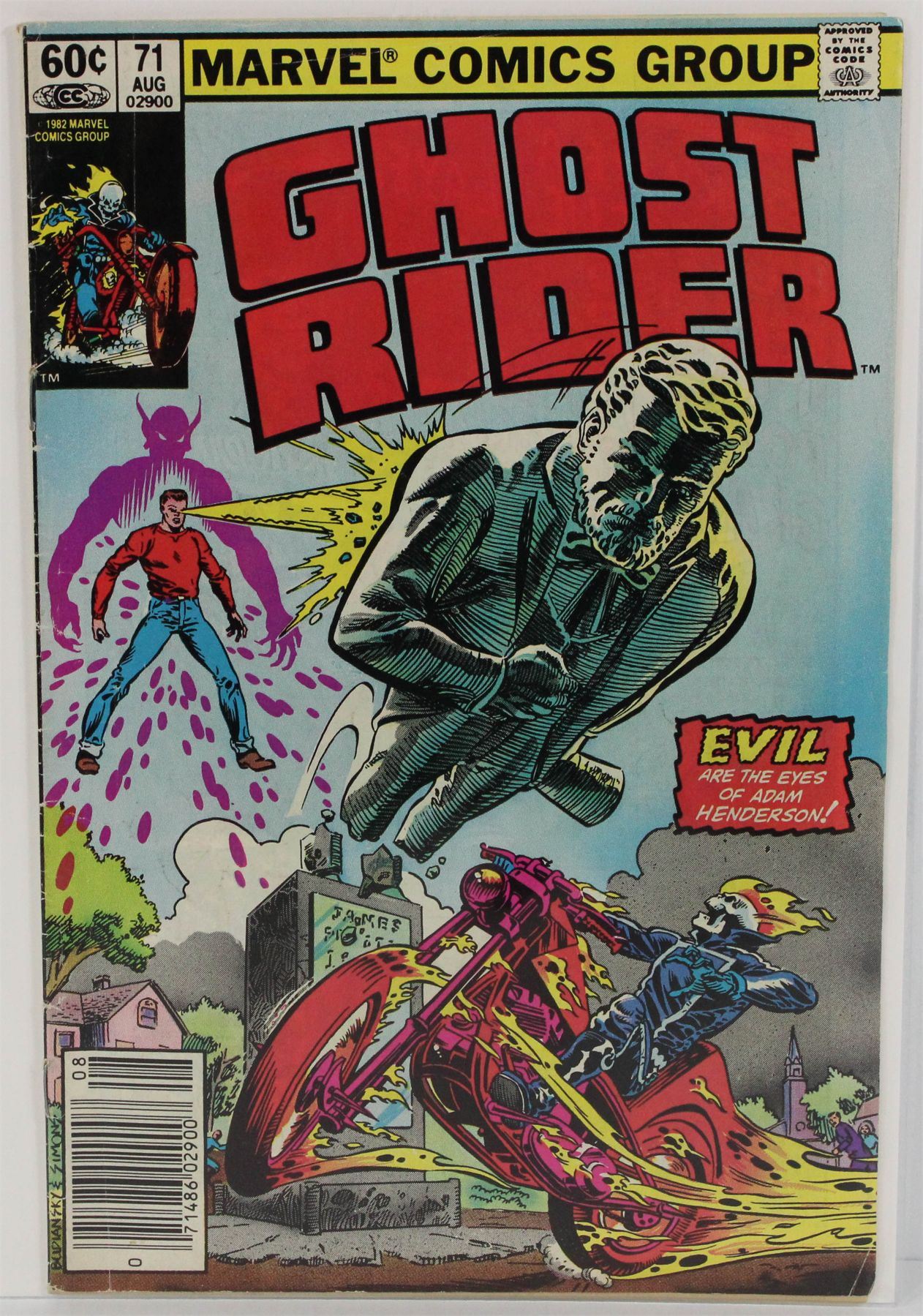 MARVEL 71 GHOST RIDER COMIC BOOK