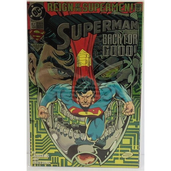 DC SUPERMAN BACK FOR GOOD 1993 COMIC BOOK 