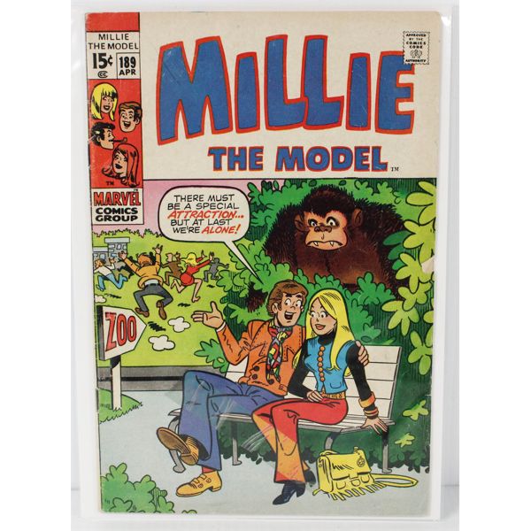 #189 MARVEL MILLIE THE MODEL 15¢ COMIC BOOK