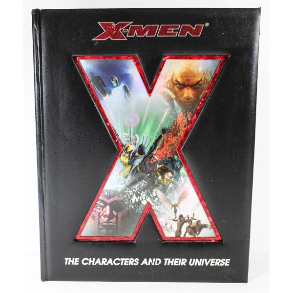 X-MEN CHARACTERS AND THEIR UNIVERSE PADDED HC BOOK