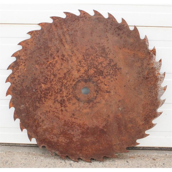 ANTIQUE SAWMILL BLADE