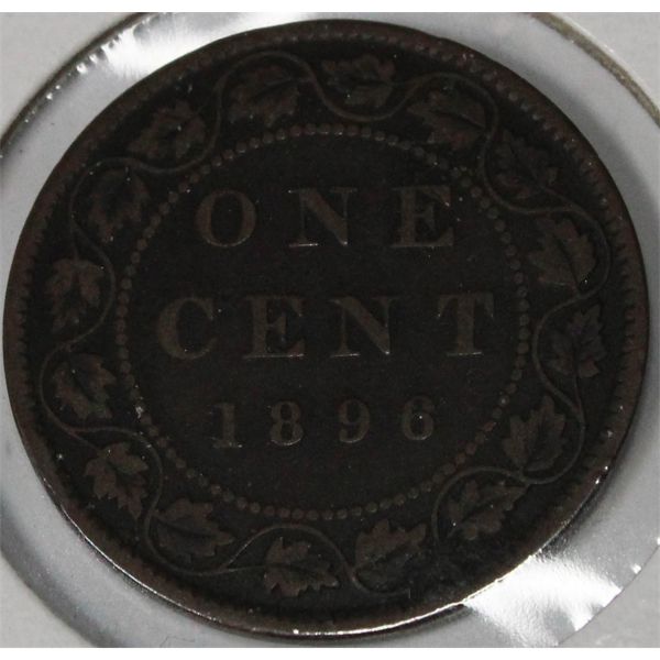 1896 CANADA ONE CENT COIN