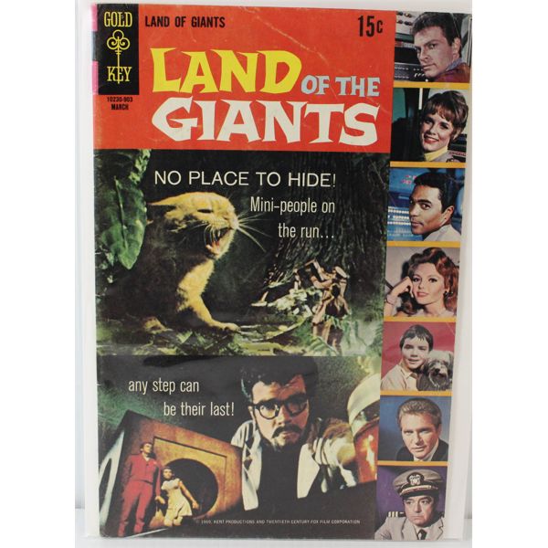 GOLD KEY LAND OF THE GIANTS 15¢ COMIC BOOK