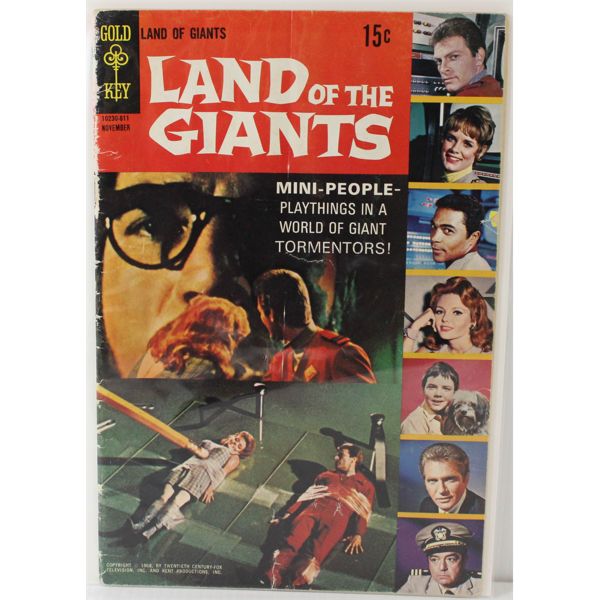 GOLD KEY LAND OF THE GIANTS 15¢ COMIC BOOK 