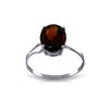 Image 1 : Genuine 2.2 ctw Garnet Ring 14KT White Gold - REF-34W3Y