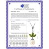 Image 2 : Genuine 4.75 ctw Peridot & Pearl Necklace 14KT Rose Gold - REF-24F3Z