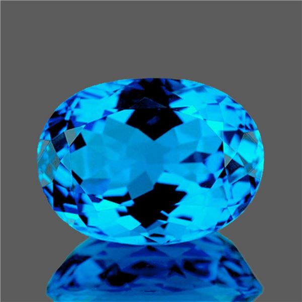 Natural Swiss Blue Topaz [Flawless-VVS]