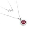 Image 3 : Natural  Red Ruby Pendant/Necklace