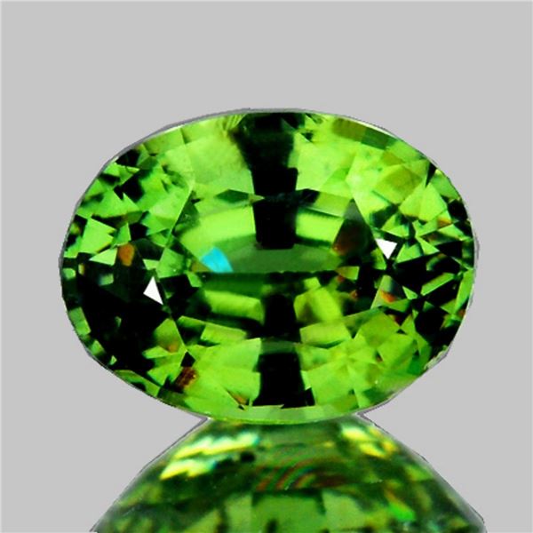 Natural Rare Premium Green Demantoid 1.11 Cts (VVS)