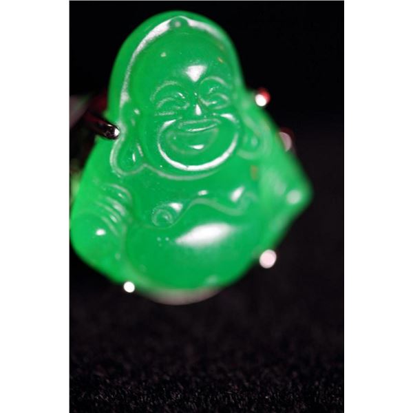 Natural Premium quality Jade Buddha Ring