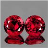Image 1 : Natural Crimson Red Brazil Topaz Pair {Flawless-VVS1}