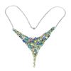 Image 3 : Natural Kyanite Apatite Peridot Tourmaline Necklace