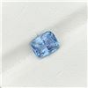 Image 2 : Natural Untreated Sky Blue Cushion Sapphire 3.18 Cts- Certified