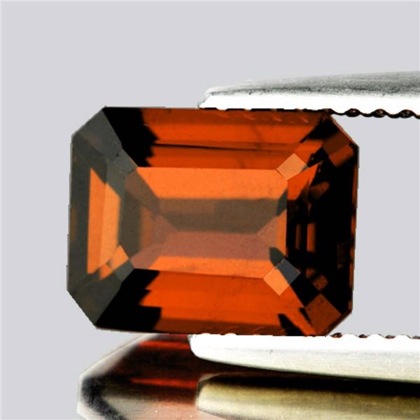 Natural Cognac Orange Mali Garnet 1.66 Cts {Flawless-VVS}