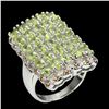 Image 2 : Natural Peridot Sapphire Ring