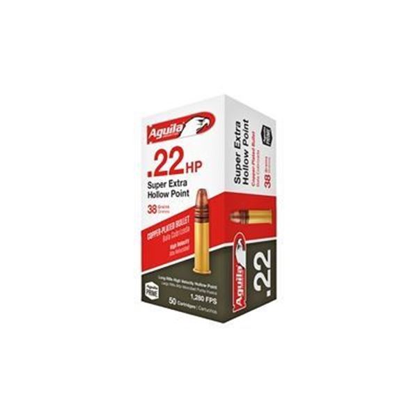 AGUILA 22LR HV 38GR HP - 2500 Rounds