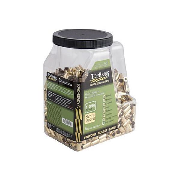 TOP BRASS ONCE FIRED UNPRIMED BRASS .308 WIN 250CT POUCH