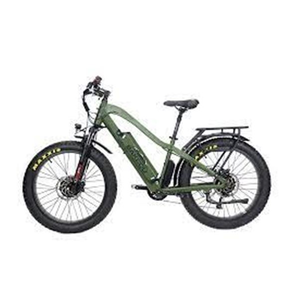 BAKCOU SCOUT E-BIKE IN MATTE ARMY GREEN