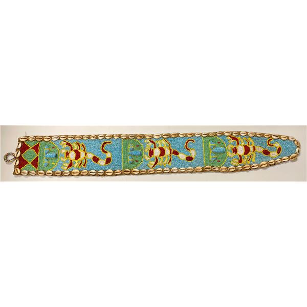AFRICA: NIGERIA: beaded belt, VF to EF