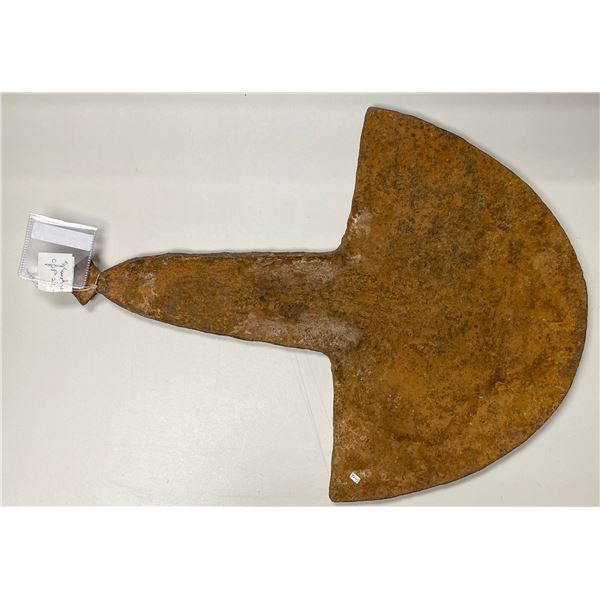 AFRICA: iron hoe money (1015g), VF