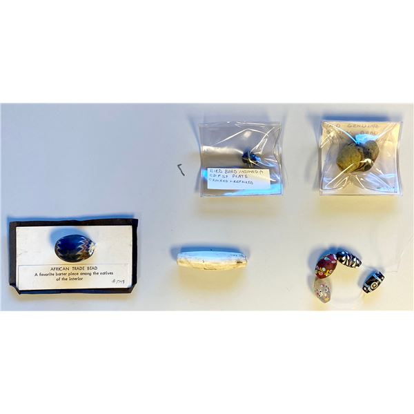 AFRICA & ASIA: LOT of 8 beads