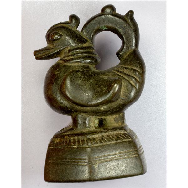 ASIA: BURMA: AE opium weight (1634g), ca. 1785-1867, Choice VF