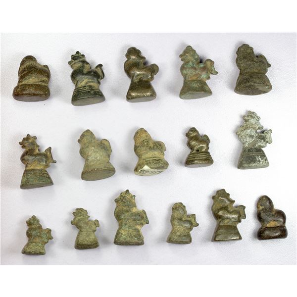 ASIA: BURMA: LOT of 16 AE opium weights