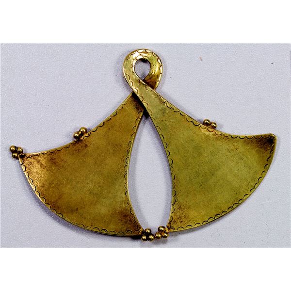 OCEANIA: INDONESIA: Flores, gold taka pendant (30.01g), VF to EF