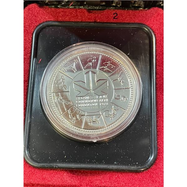 50% Silver 1 Dollar - Elizabeth II Commonwealth Games