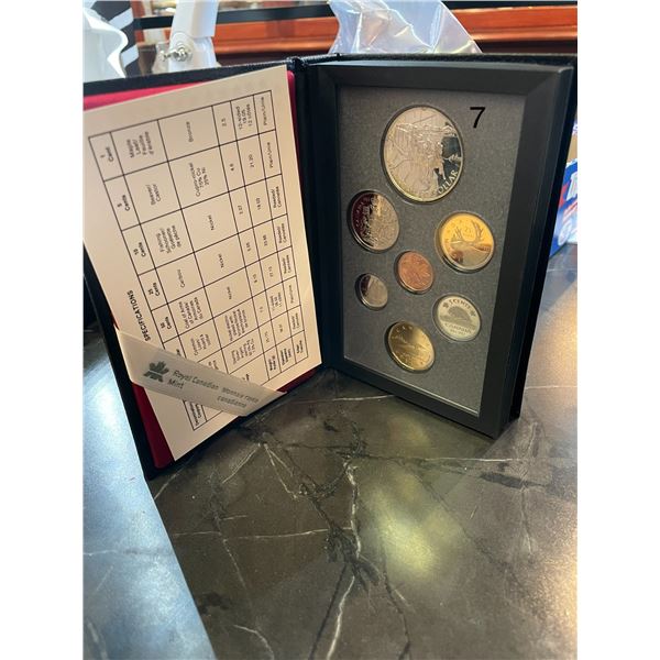 1867-1992 Proof Set w/ 925 Dollar