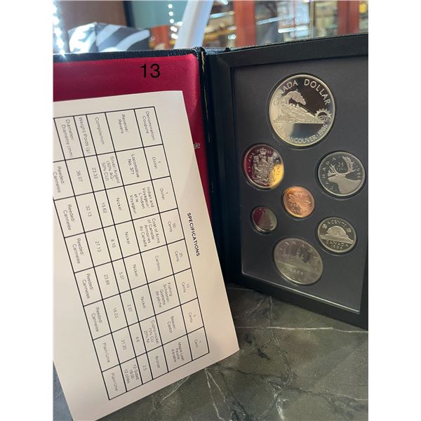 1986 Canadian Double Dollar Proof Set