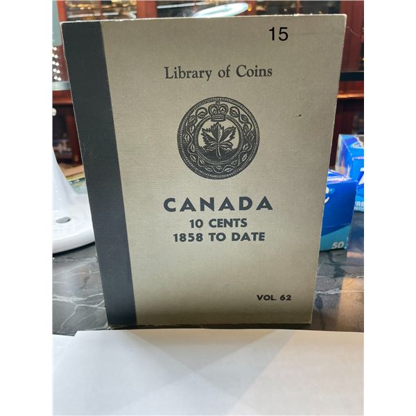 Library of Coins 10 Cents early 1900's
