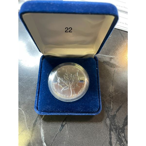 1994 1oz 9999 Silver Canadian Maple Leaf Coin