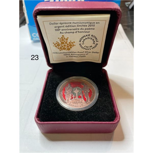 RDC 2015 CANADA $1 100TH ANN. IN FLANDERS FIELDS LIMITED EDITION