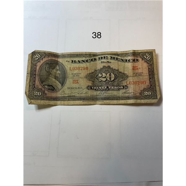 1967 20 Pesos